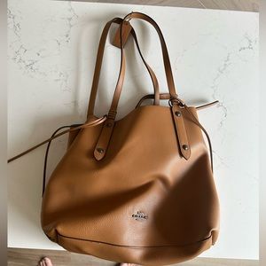 Coach tote w/matching wallet